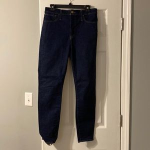 Madewell “curvy high rise skinny”